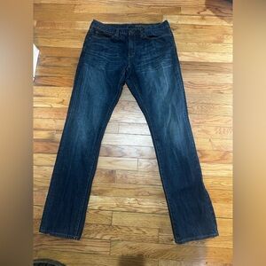 Gap Men’s Premium Slim Straight Fit Dark Wash Jeans 34x34